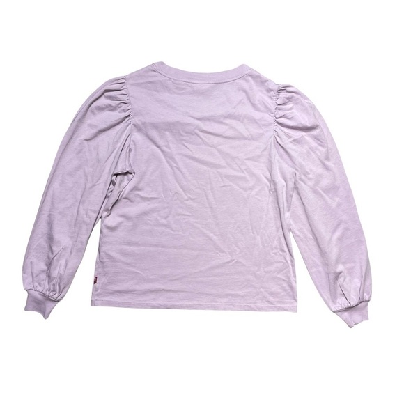 Levi’s Flora Long Sleeve Lavender Frost Pullover S - Picture 6 of 7